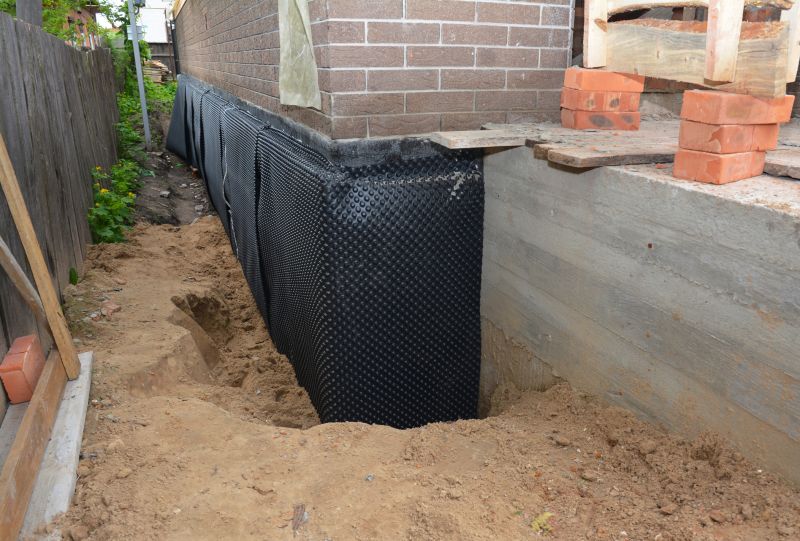 Vapor Barrier Installation detail